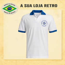 Camisa retrô Esporte Clube São Bento logo azul 1979