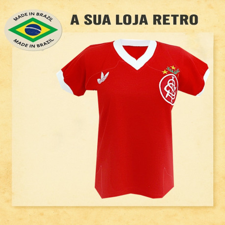 Camisa retrô baby look Internacional 