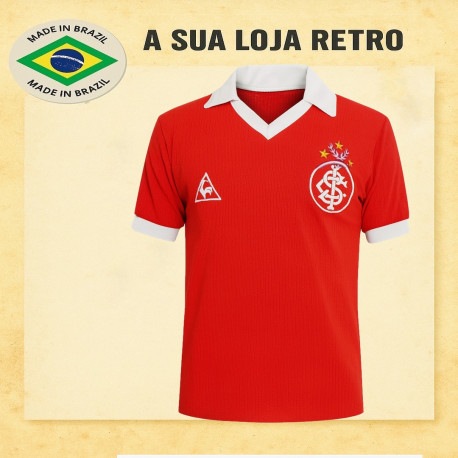 Camisa retrô Internacional - 1981 - 82 le coq sportif