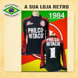camisa retrô Internacional Goleiro Philco Hitachi