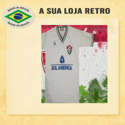 Camisa retrô fluminense Branca - Sul América