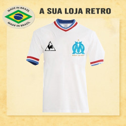 Camisa retro Olympique de Marselha - Gola V - França