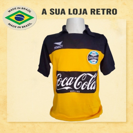 - Camisa retrô Grêmio Mazarópi coca cola -1989