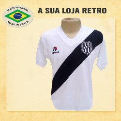 Camisa retrô Ponte Preta Branca - 1980