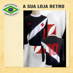 Camisa retrô Vasco Preta ML - 1982