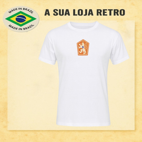 Camisa retrô Tchecoslovaquia Branca - 1970