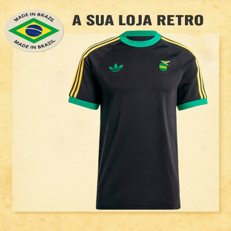Camisa retrô Jamaica logo.
