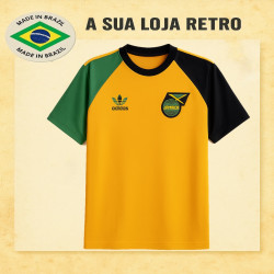 Camisa retrô Jamaica 1987