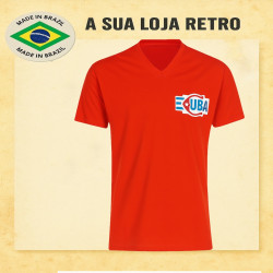 Camisa Retrô Seleção de Cuba 