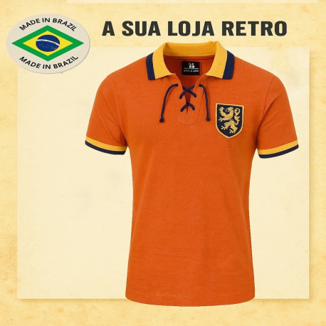 Camisa Retrô Belgica branca - BEL