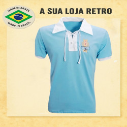 Camisa retro Seleção Uruguai Cordinha