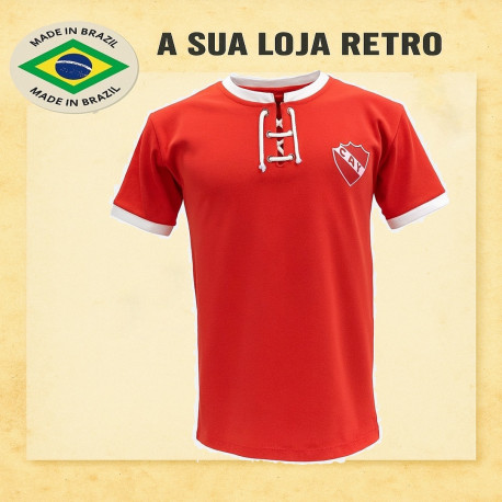 Camisa retrô Ferro carril oeste gola polo - ARG