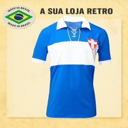 Camisa retrô Palmeiras Cruz de savoia azul 1914.