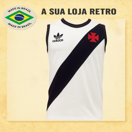 Regata retrô Vasco da Gama Branca