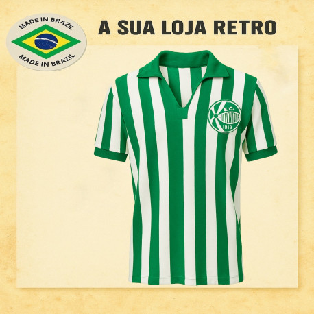 Camisa retrô Juventude gola verde