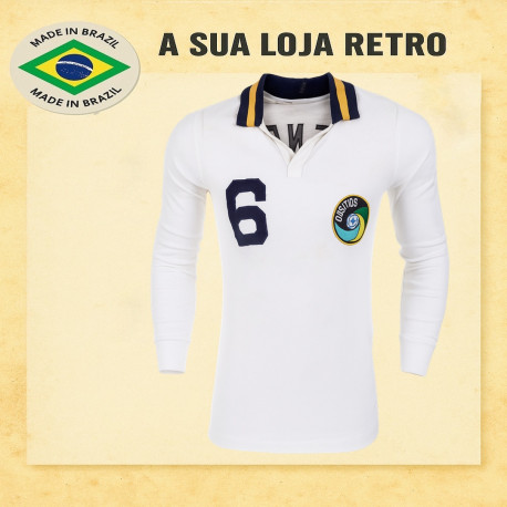 Camisa retrô Cosmos de Nova York branca ML 1977