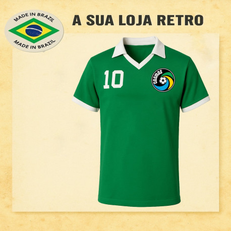 Camisa retrô Cosmos de Nova York verde -Pelé