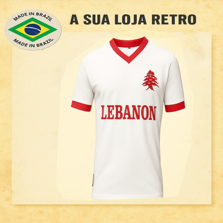 Camisa retrô Libano preta