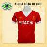 Camisa retrô Liverpool Hitachi vermelha 1978 - ENG