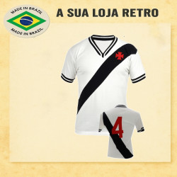 Camisa retrô Vasco branca - 1974 