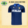 Camisa Retrô da Italia kappa Azul Marinho
