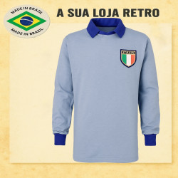 Camisa retrô Italia Goleiro Dino Zoff ML- 1982