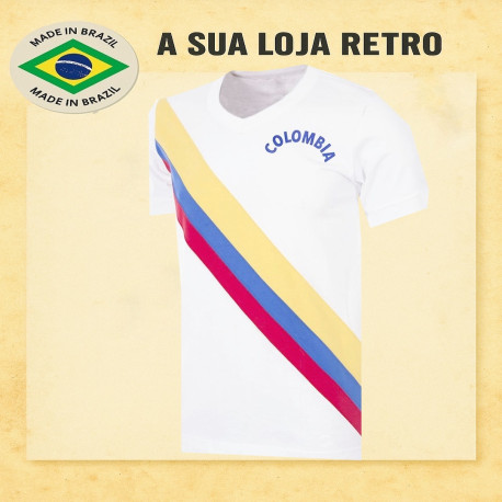 camisa-retro-da-colombia-branca-1970