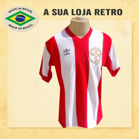 Camisa retrô Paraguai tradicional -1980