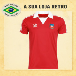 Camisa retrô Chile vermelha -1982
