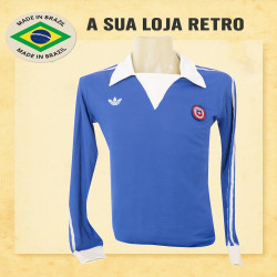 Camisa retrô Chile vermelha -1982