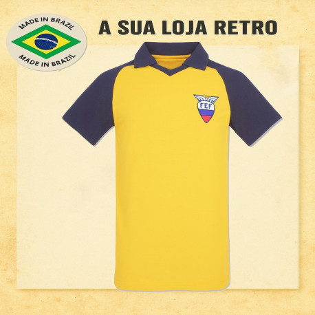 Camisa retrô Equador Tradicional