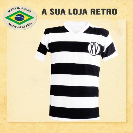 Camisa retrô XV de Piracicaba Gola V 1974