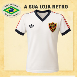 Camisa retrô Sport branca 1980