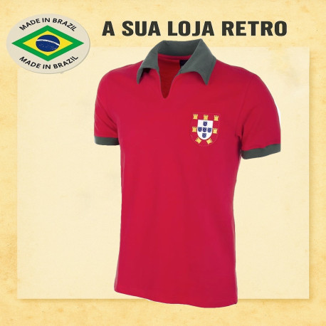 Camisa retrô Portugal 1972 