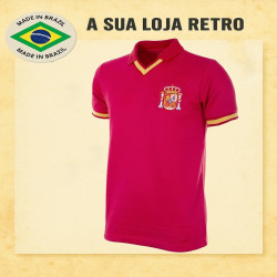 Camisa retrô Espanha 1986