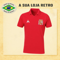 Camisa retrô Espanha le coq 1984