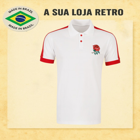 Camisa retrô Inglaterra MC- 1980