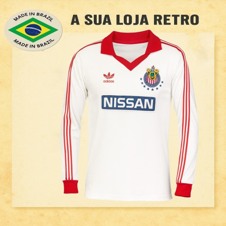 Camisa retrô Chivas Gadalajara ML 1988- MEX