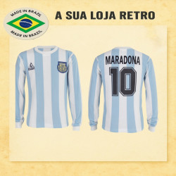Camisa retrô da Argentina le coq - 1980