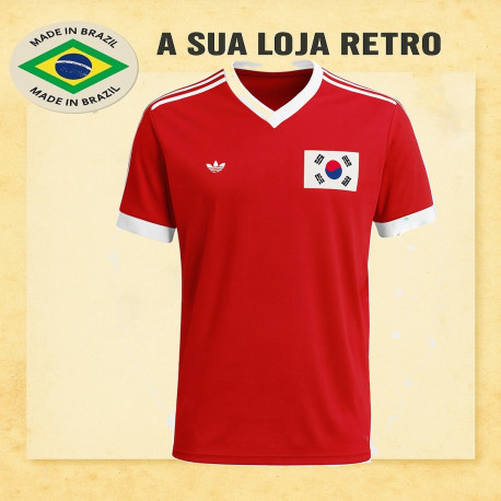 Camisa retrô Coreia do sul 1980