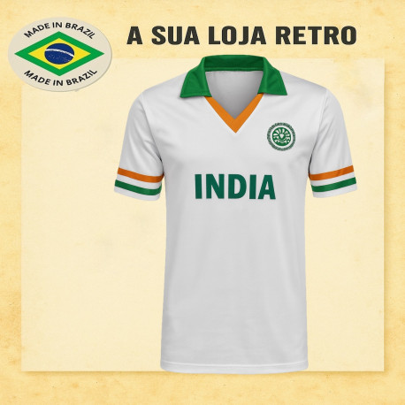 Camisa retrô India Branca