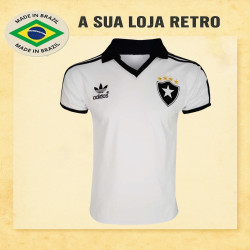 Camisa retrô Botafogo logo gola polo - 1989