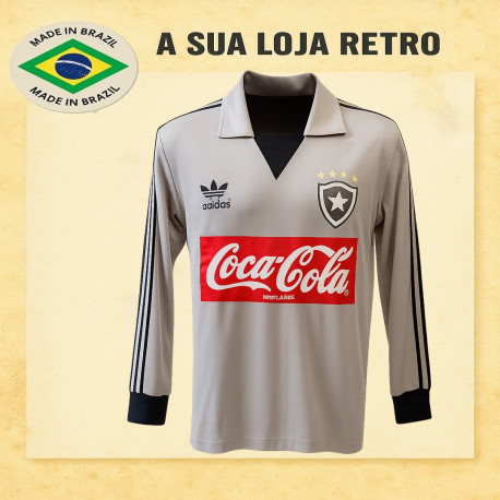 Camisa retrô Botafogo cinza goleiro 1987