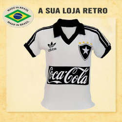 Camisa retrô Botafogo baby look tradicional