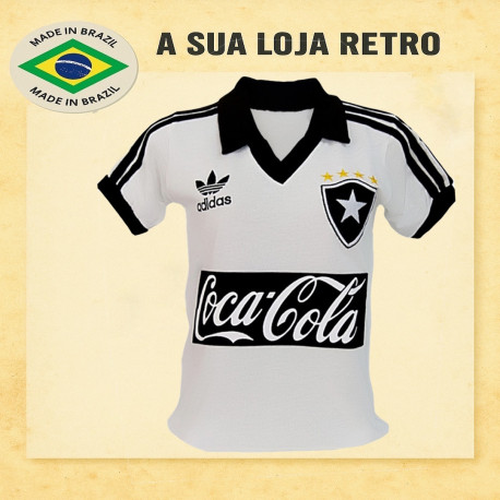 Camisa retrô Botafogo baby look tradicional