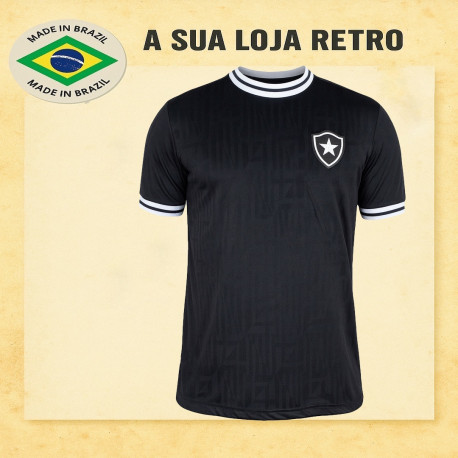 Camisa retrô Botafogo Vintage Preta