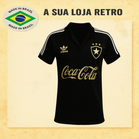 Camisa retrô Botafogo baby look tradicional