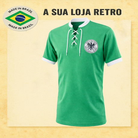 Camisa retrô Alemanha verde - 1954