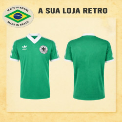 Camisa retrô Alemanha Verde 1986