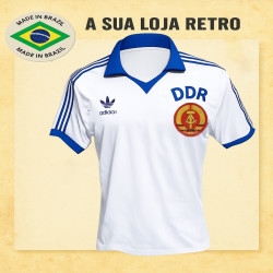 Camisa retrô Alemanha branca - DDR